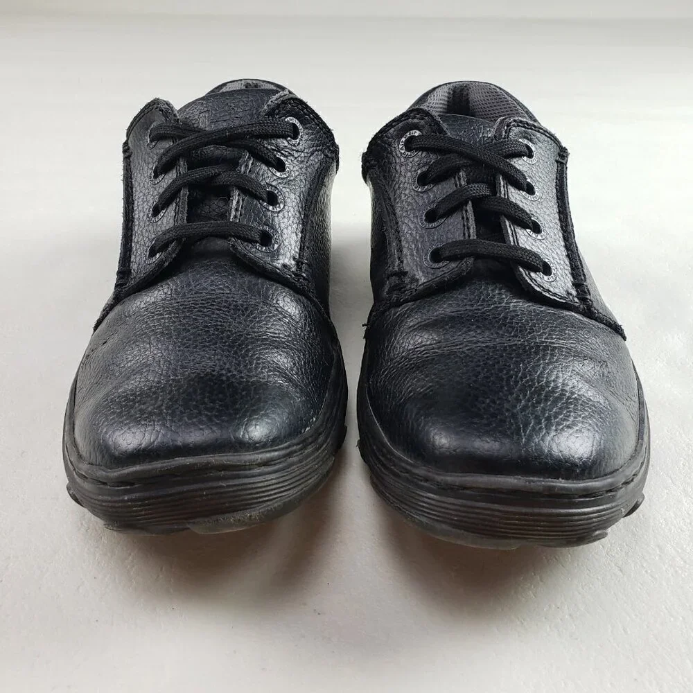 Dr Martens Rockbridge Oxford Shoe Mens 9 Black Leather Lace Up Casual Dress